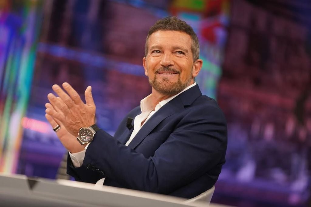 Antonio Banderas en el Hormiguero para promocionar sus nuevos proyectos 