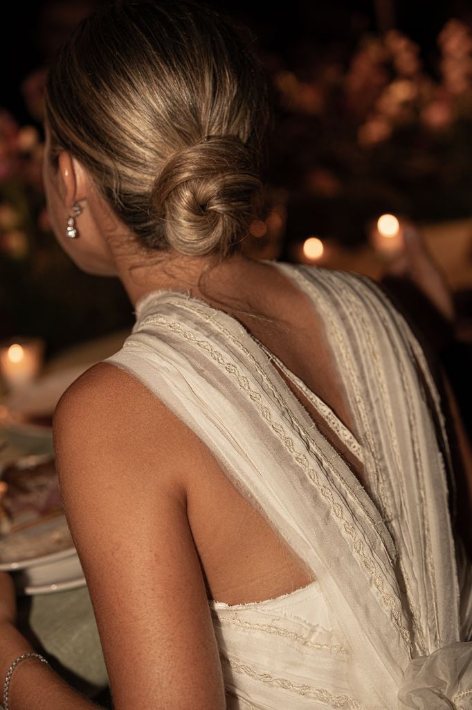 Moño bajo y elegante