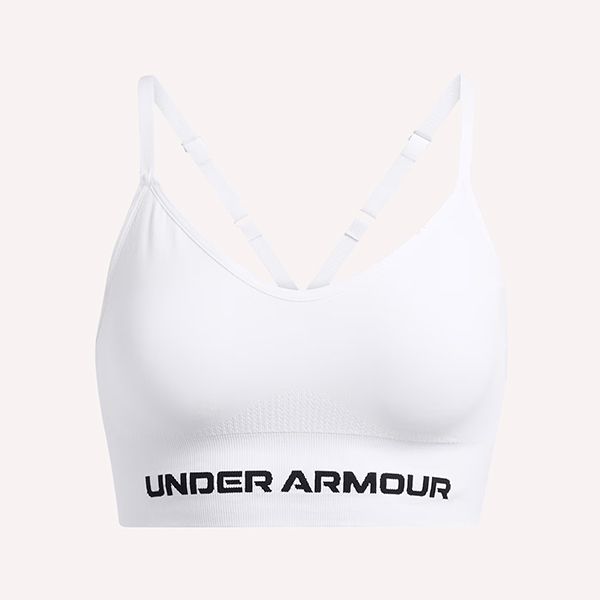 Top de Mujer Vanish Seamless Low Bra-Wht Under Armour
