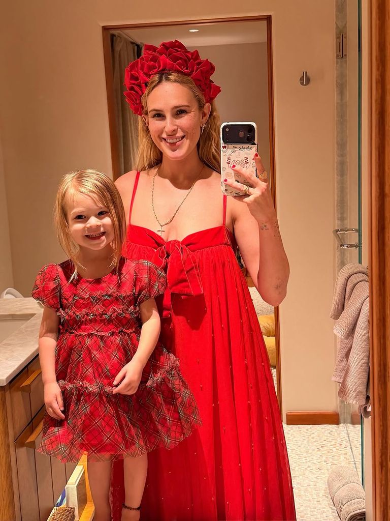 Rumer Willis con su pequeña Louetta.