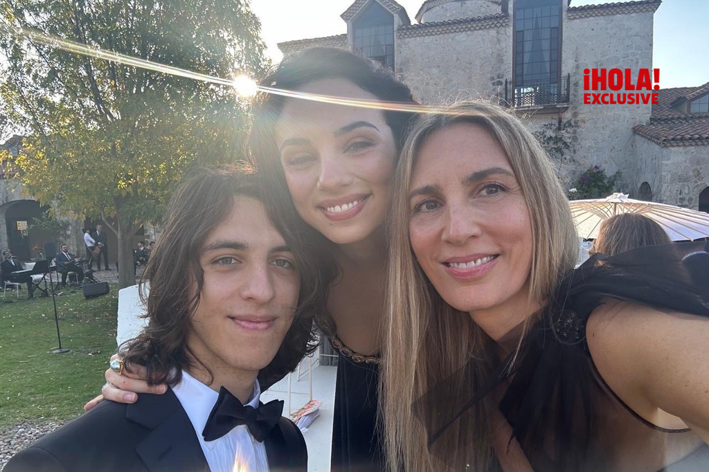 Carina Ricco con sus hijos, Fiona y Luca.