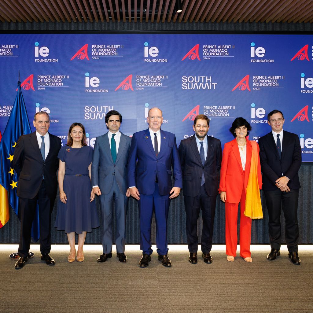 El príncipe Alberto II en su segundo día en Madrid