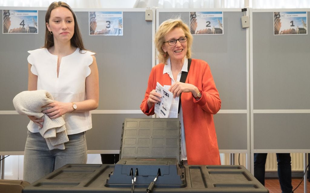 La princesa Laetitia con su madre, la princesa Astrid, en 2019