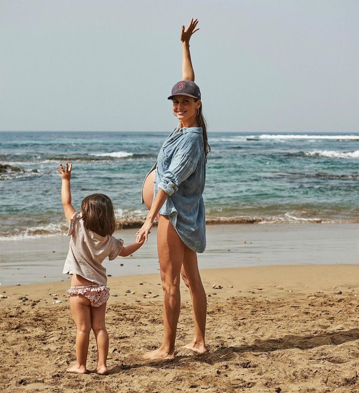 Ariadne Artiles con su hija