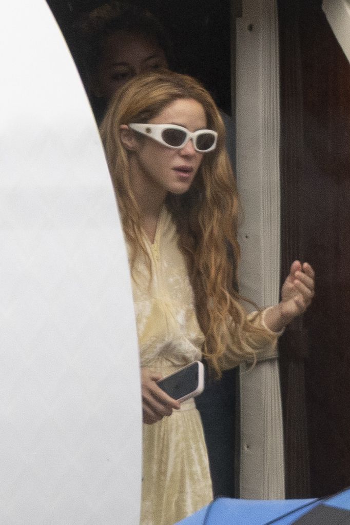 Shakira regresó a Madrid después de su viaje exprés a Barcelona.