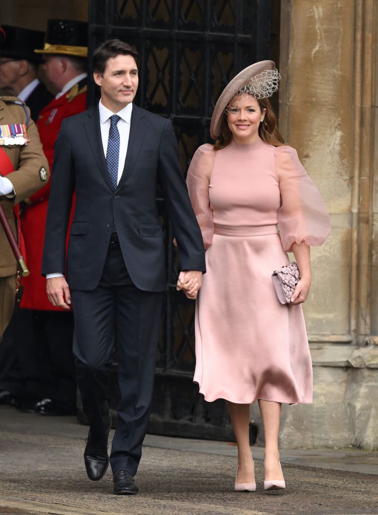 Justin Trudeau y Sophie Grégoire estuvieron casados por 18 años, hasta que en agosto de 2023 dieron a conocer su separación. En esta fotografía, tomada en mayo de ese año, la pareja fue captada en la coronación del rey Carlos III y la reina Camilla, en Londres.