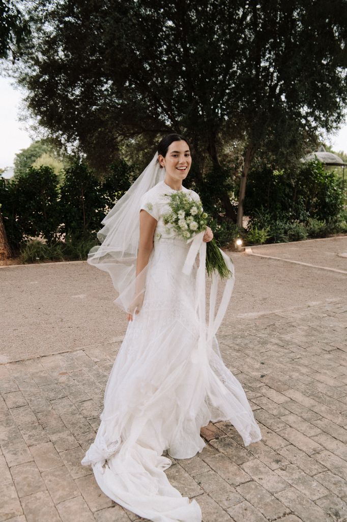 El look nupcial de Candela Gómez