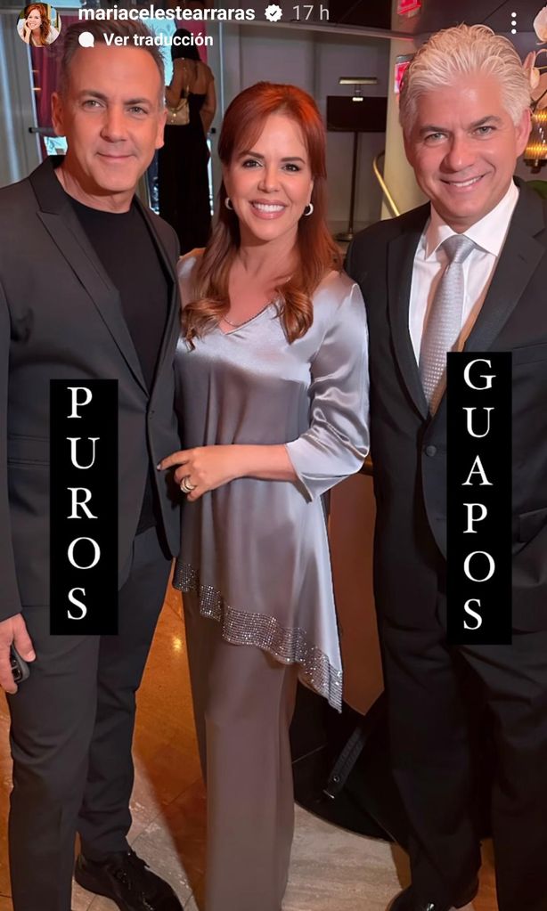 Carlos Ponce con María Celeste Arrarás