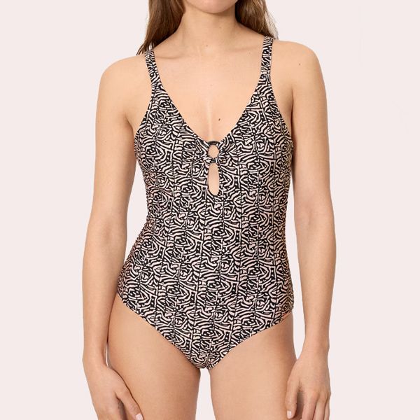 Bañador reductor estampado de Ysabel Mora
