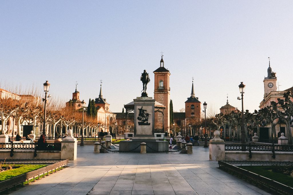 Plaza de Cervantes, en Alcalá de Henares