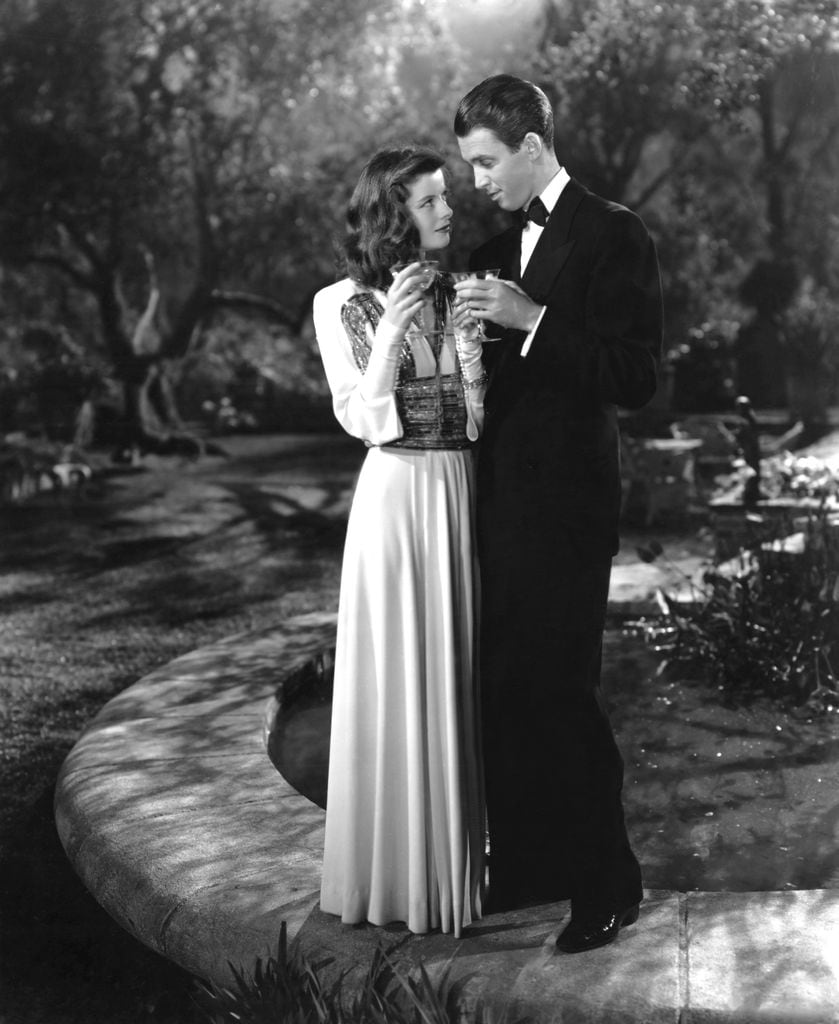 Katharine Hepburn inspiración invitadas vestido bordado