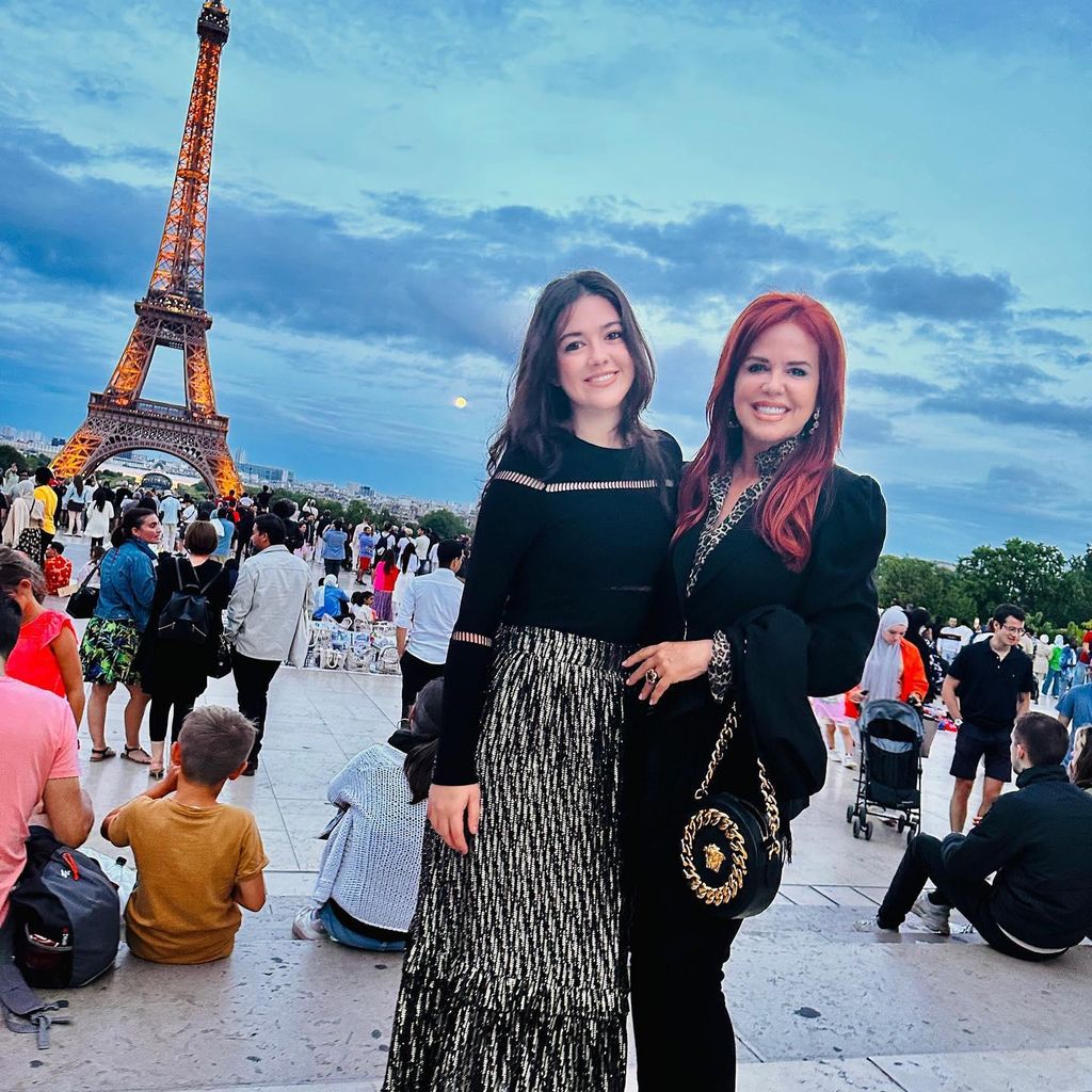 María Celeste Arrarás y su hija