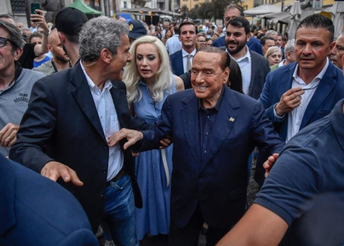 Silvio Berlusconi y su novia Marta Fascina