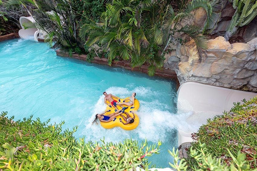 Atracciones en Siam Park, parque acuático de Tenerife