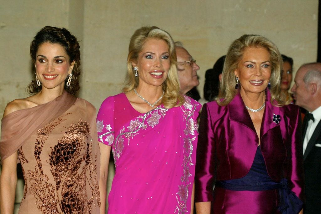 Rania de Jordania, Inaara Aga Khan y su madre
