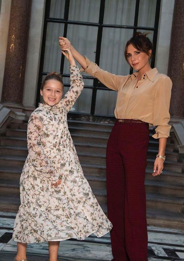 Harper y Victoria Beckham 