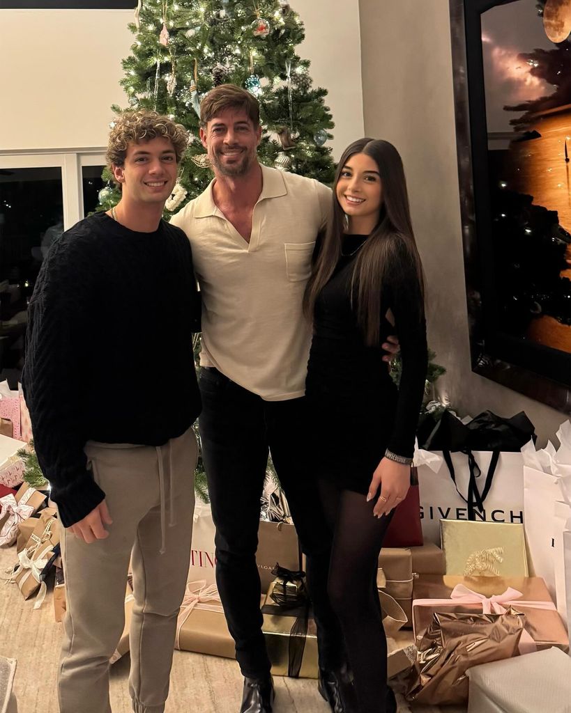 William Levy y sus hijos Christopher y Kailey