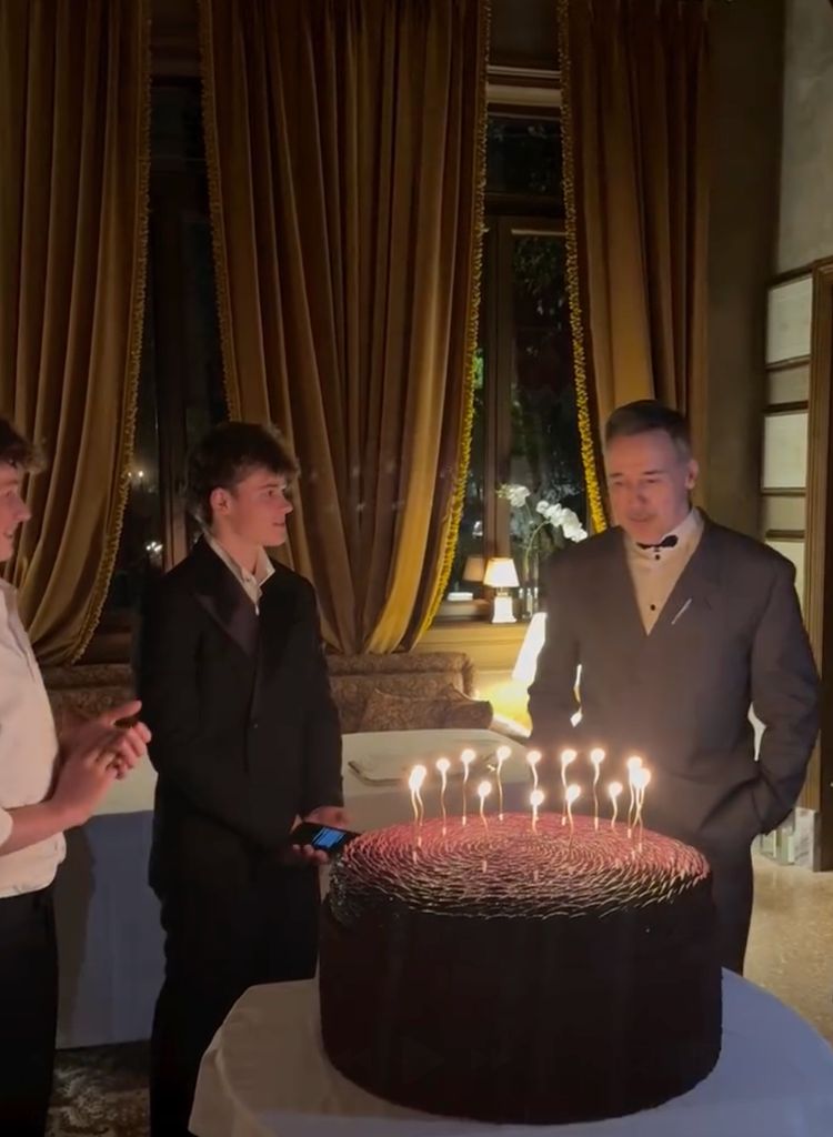 Los chicos celebraron el cumple de David en Venecia