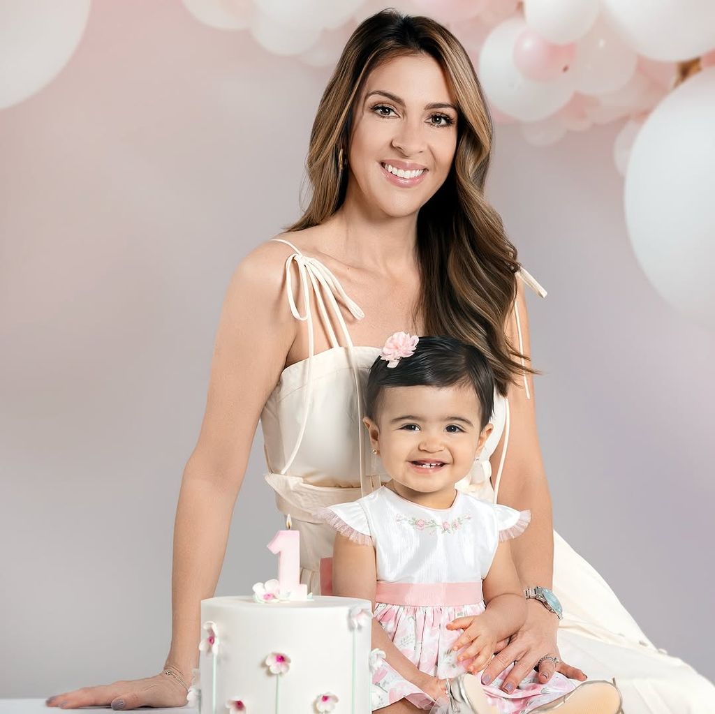 Maty, además, celebró el primer año de haber cumplido su sueño de ser mamá