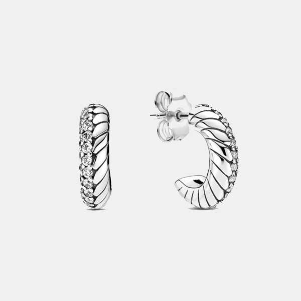 6 pendientes plata pandora a   copia