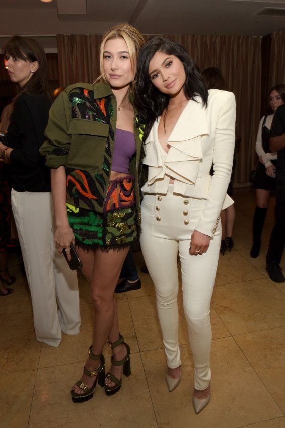 Hailey Bieber y Kylie Jenner