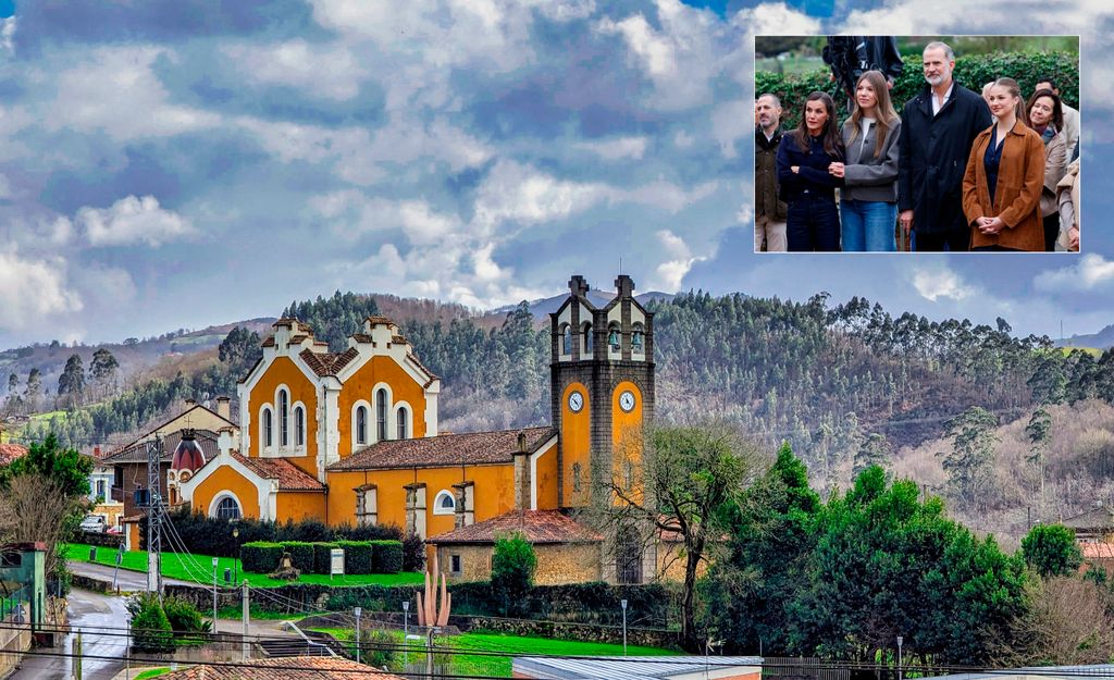 Visita de la Familia Real al completo a Valdesoto, Pueblo Ejemplar de Asturias en 2025