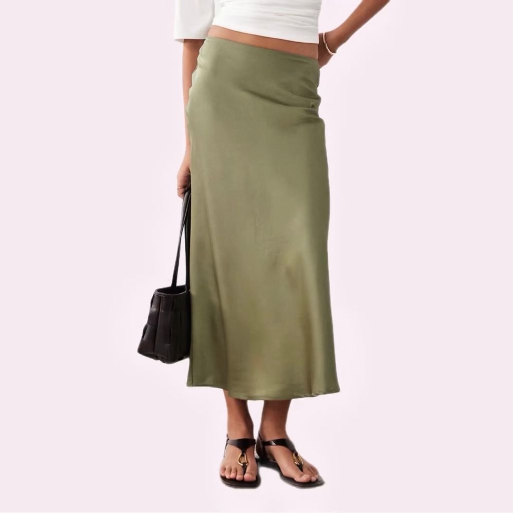 Falda verde oliva de Asos