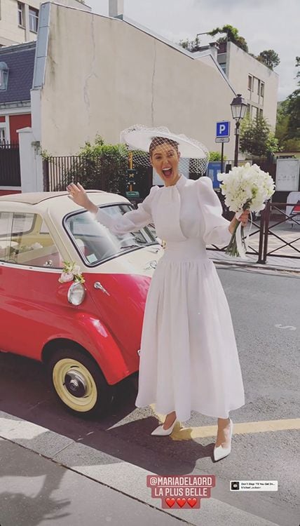 look de novia de María de la Orden