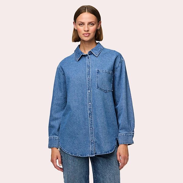 Camisa Denim Mujer Pieces
