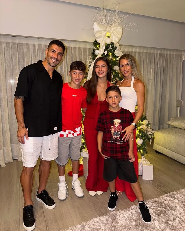 Luis Suárez celebró los 15 años de su hija Delfina