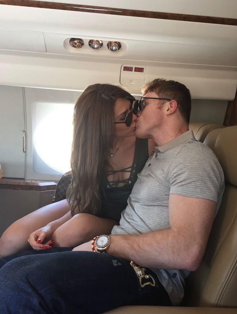Fernanda abrió su romántico álbum de fotos junto a 'Canelo'.