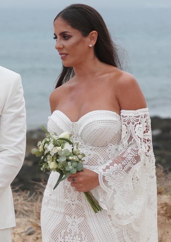 Anabel Pantoja en su boda