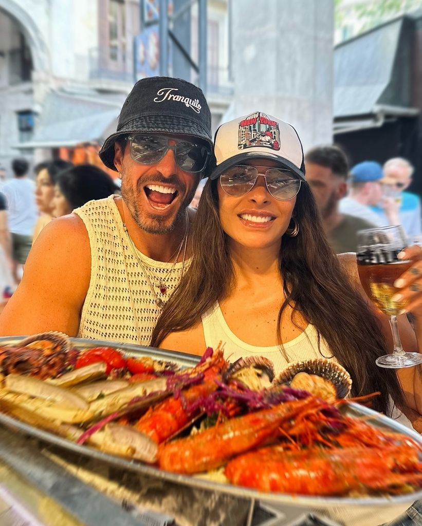 Galilea Montijo e Isaac Moreno en Barcelona