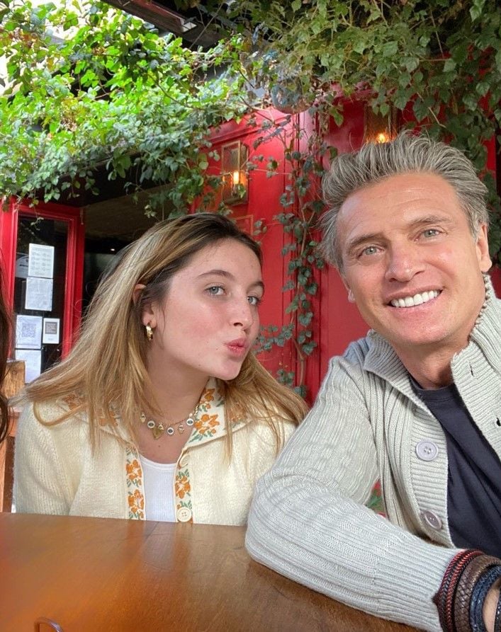 Juan Soler y su hija Mía