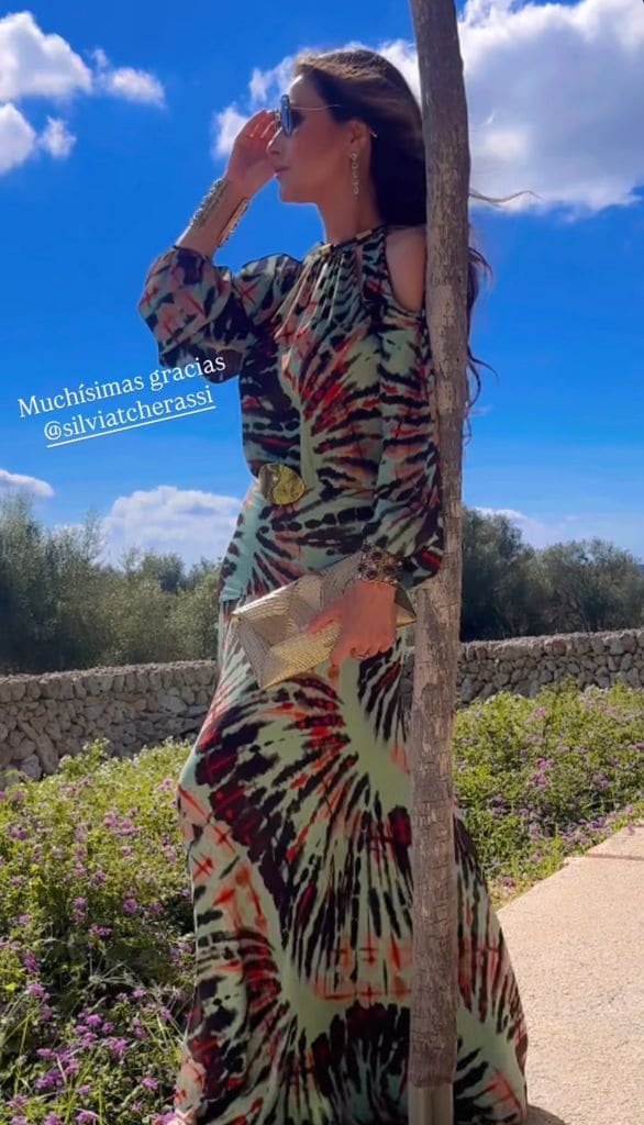 Paloma Cuevas con look de invitada