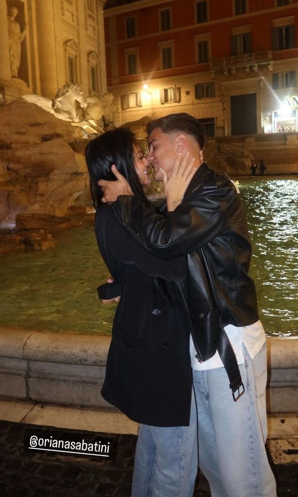 Oriana Sabatini y Paulo Dybala