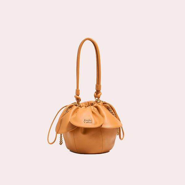 Bolso de Hombro Pétalo Piel Convertible a Bandolera de Bimba y Lola