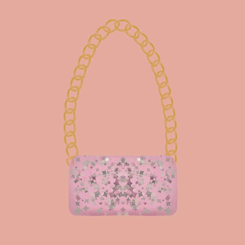 Bolso de invitada al hombro