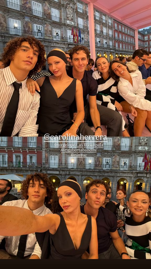 Nina Urgell en el desfile de Carolina Herrera en Madrid