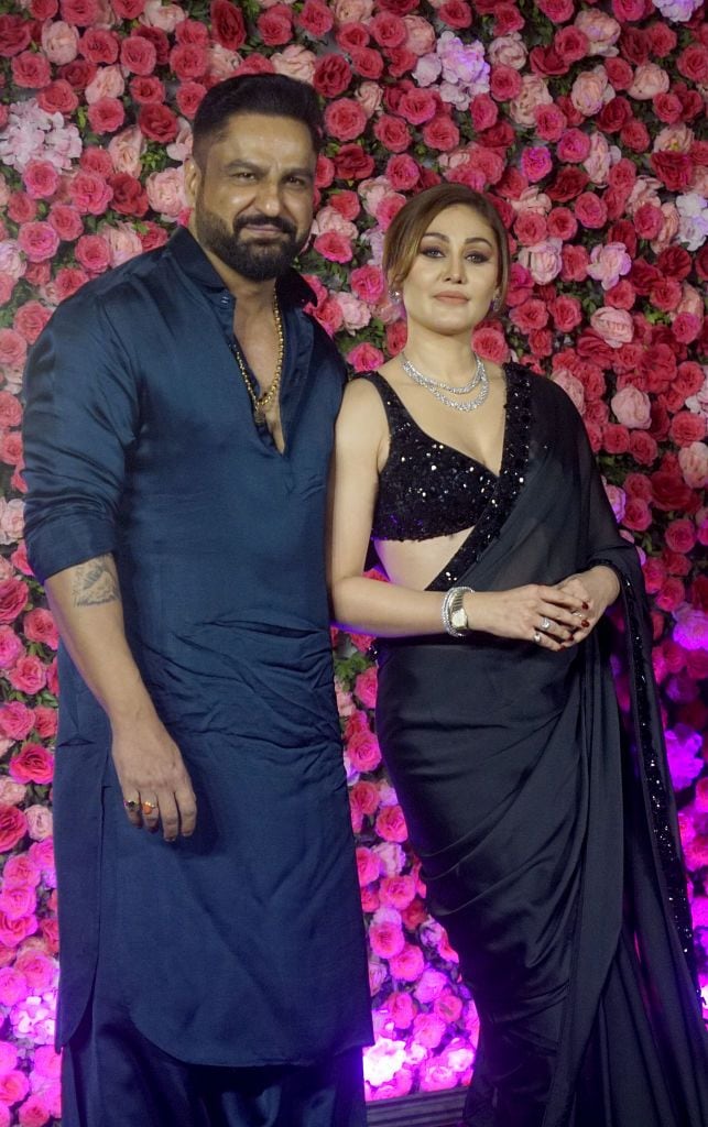 
Shefali Jariwala junto a su esposo
