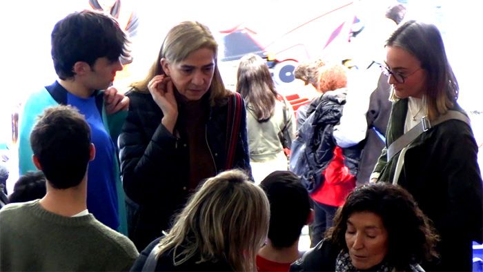 La infanta Cristina con su hijo Pablo y su 'nuera'