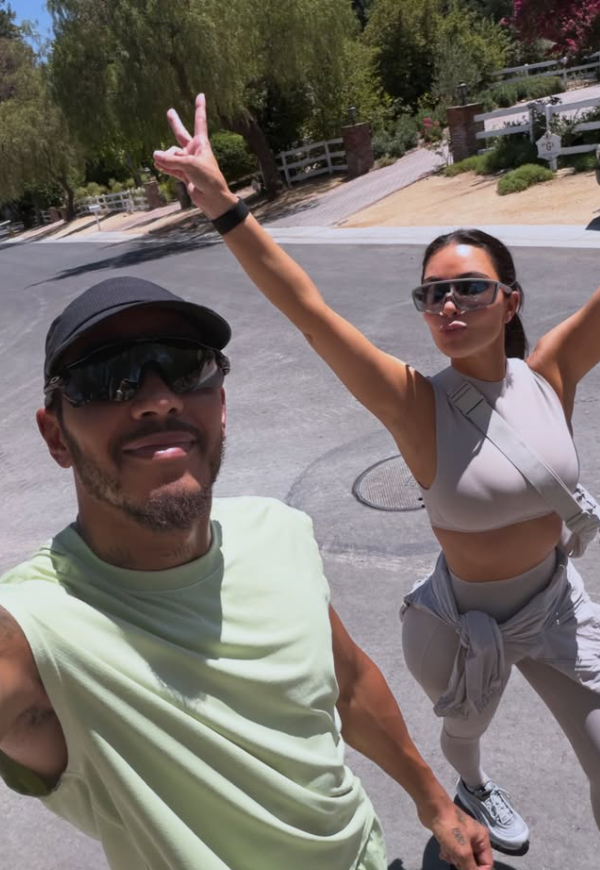 Lewis Hamilton ha compartido unas fotos con su actual pareja, Kim Kardashian