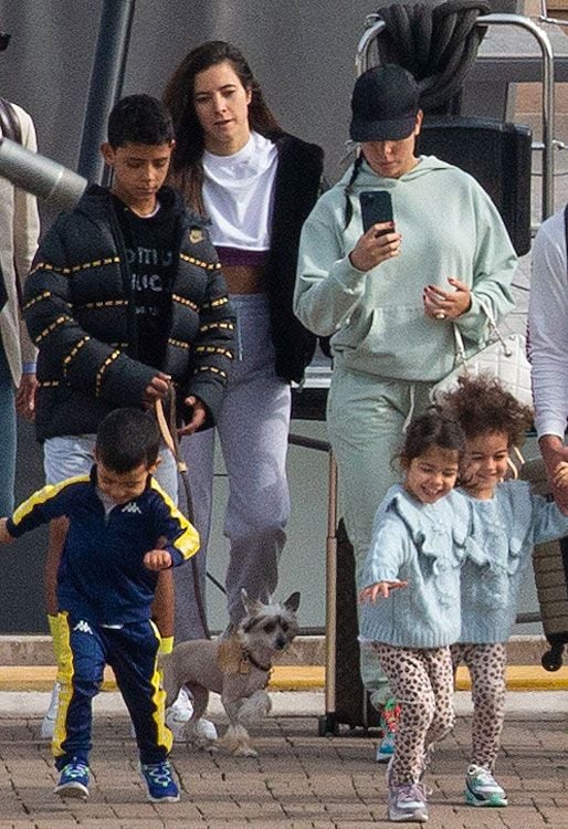 Georgina Rodríguez y sus hijos