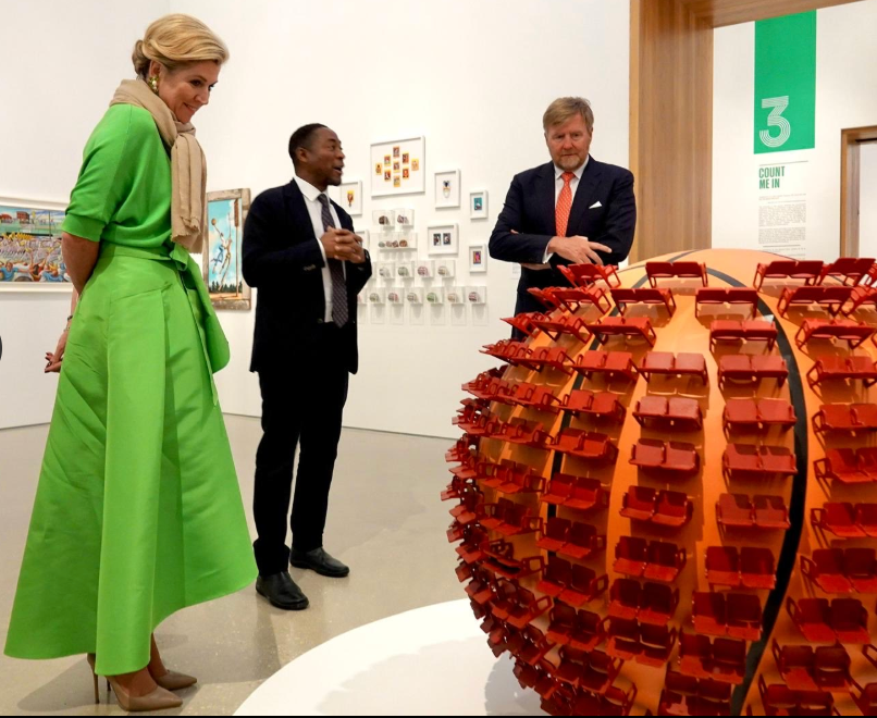 Los reyes Máxima y Guillermo de Holanda continúan su visita de trabajo 

