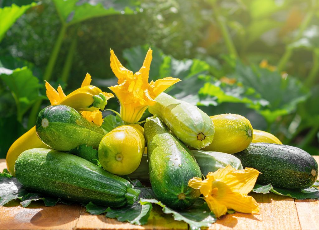 El calabacín, un vegetal típico de los meses más cálidos.