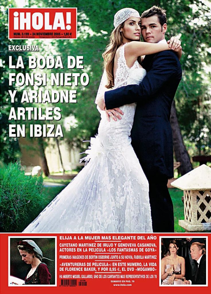 Ariadne Artiles y Fonsi Nieto boda HOLA