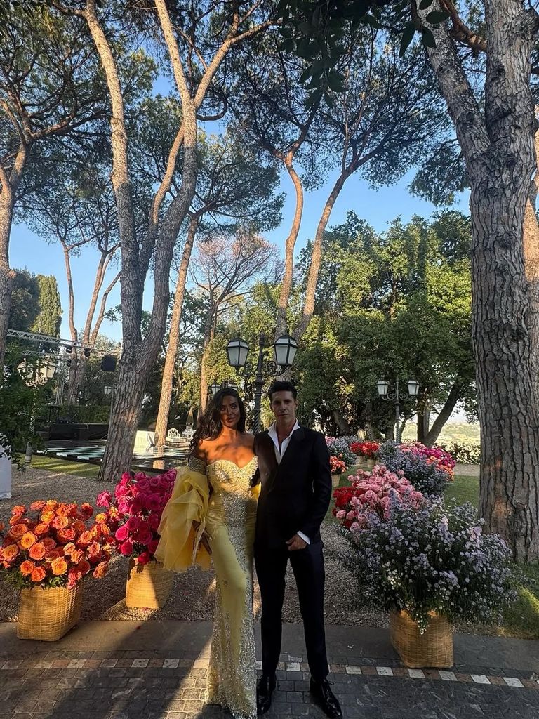 La pareja, juntos en Roma