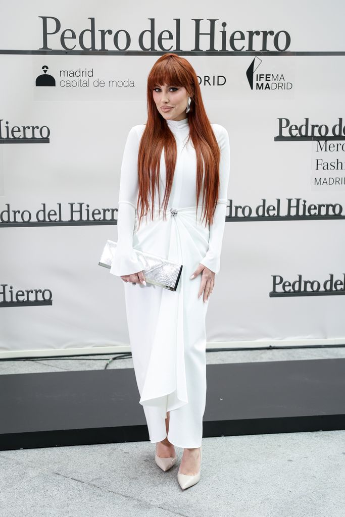 Ivana Rodríguez en el desfile de Pedro del Hierro de la última edición Fashion Week Madrid