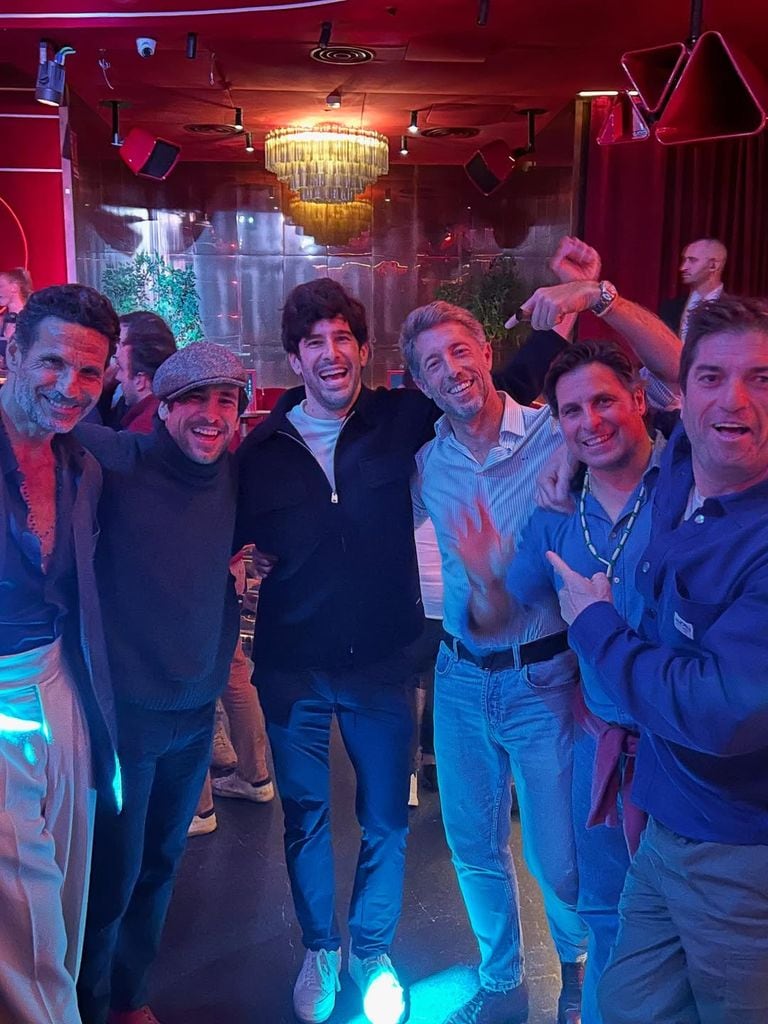 También hubo tiempo para tomar unas copas