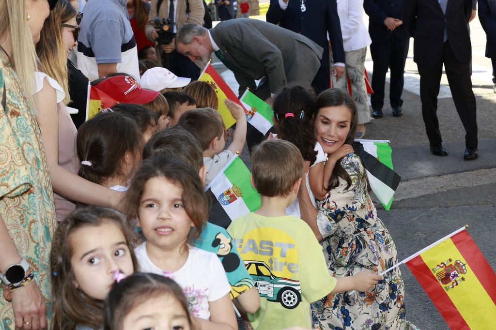 Los reyes Felipe y Letizia visitan Guadalupe (Cáceres) 